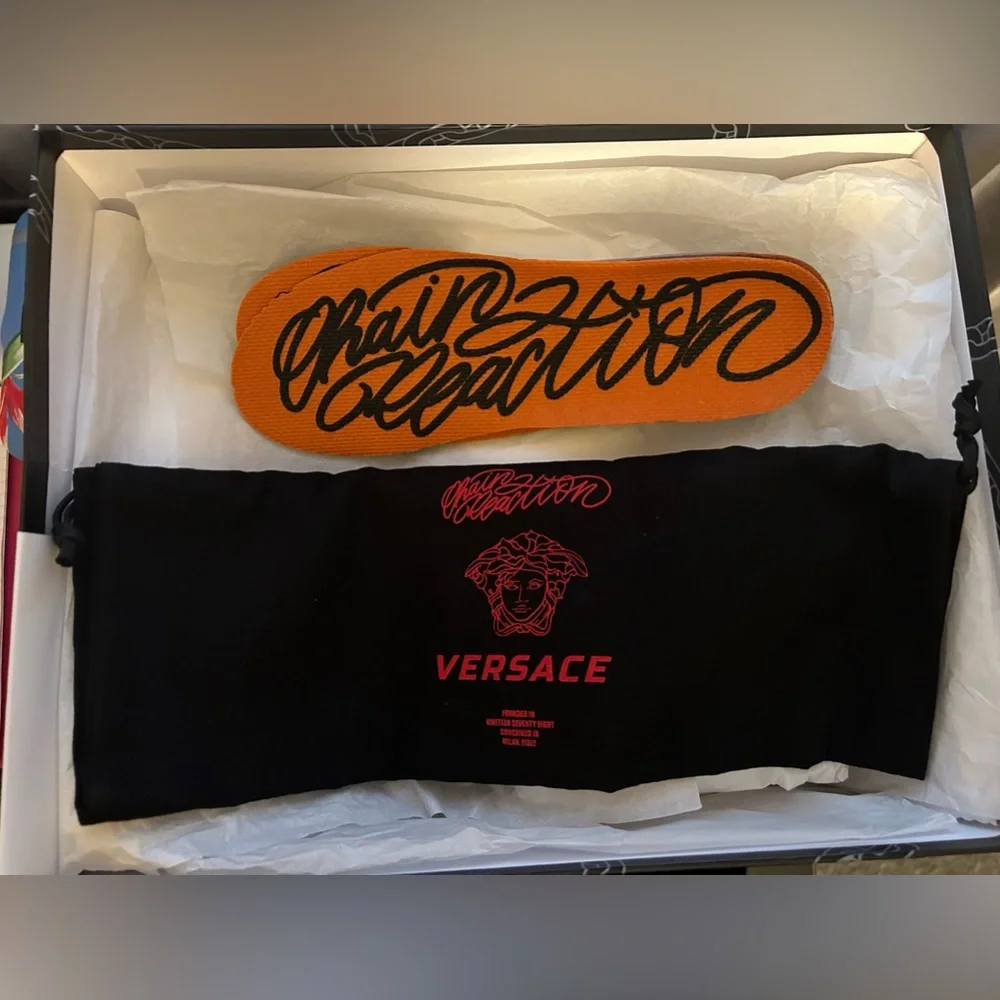 VERSACE Chain Reaction Sneakers - EUC - Picture 11 of 13